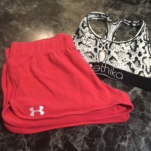 Pink Comfy Athletic Short Shorts